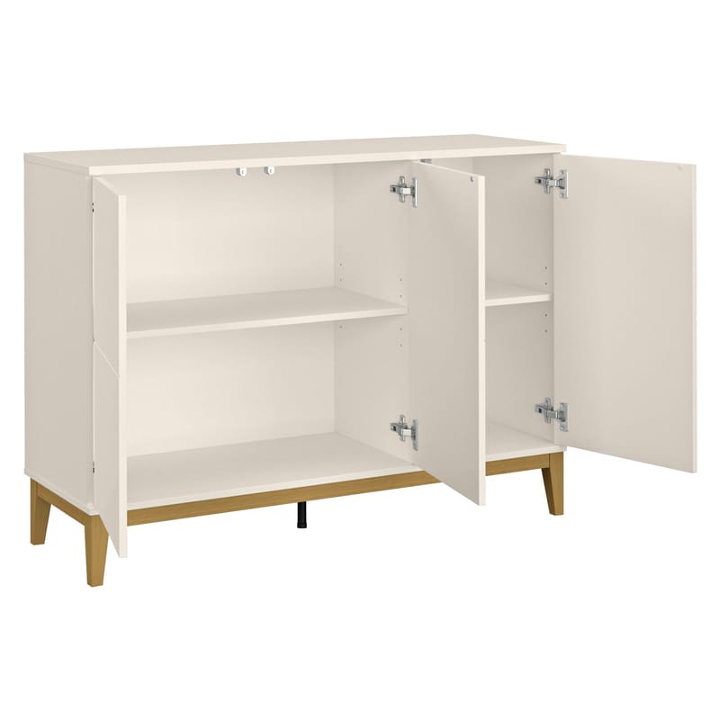 Pelle skjenk 120x85 cm - Kasjmir og eik - Oppbevaring - Oppbevaringsmøbler - Sideboard & skjenker