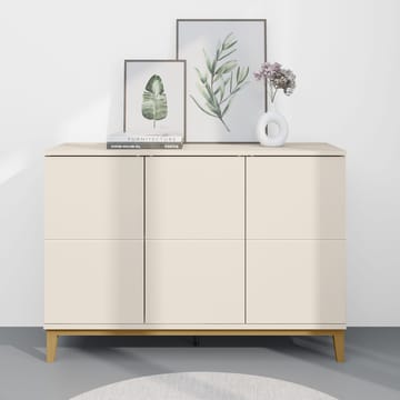 Pelle skjenk 120x85 cm - Kasjmir og eik - Oppbevaring - Oppbevaringsmøbler - Sideboard & skjenker
