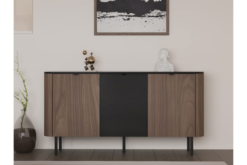 Pollena Skjenk 151x39 cm - Brun - Oppbevaring - Oppbevaringsmøbler - Sideboard & skjenker