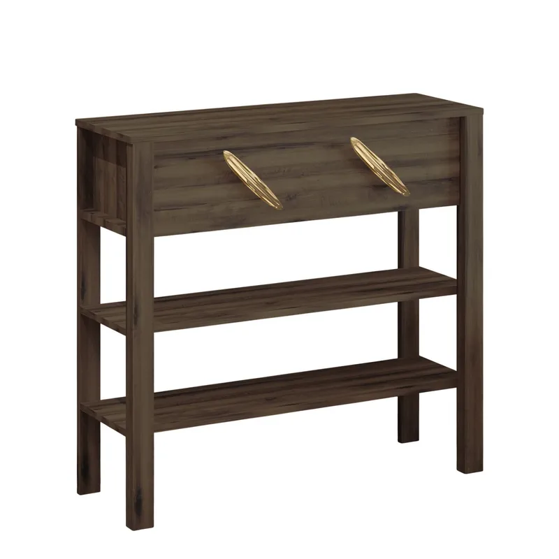 Relon Kommode 90x85x30 cm - Antikk valnøtt - Oppbevaring - Oppbevaringsmøbler - Sideboard & skjenker