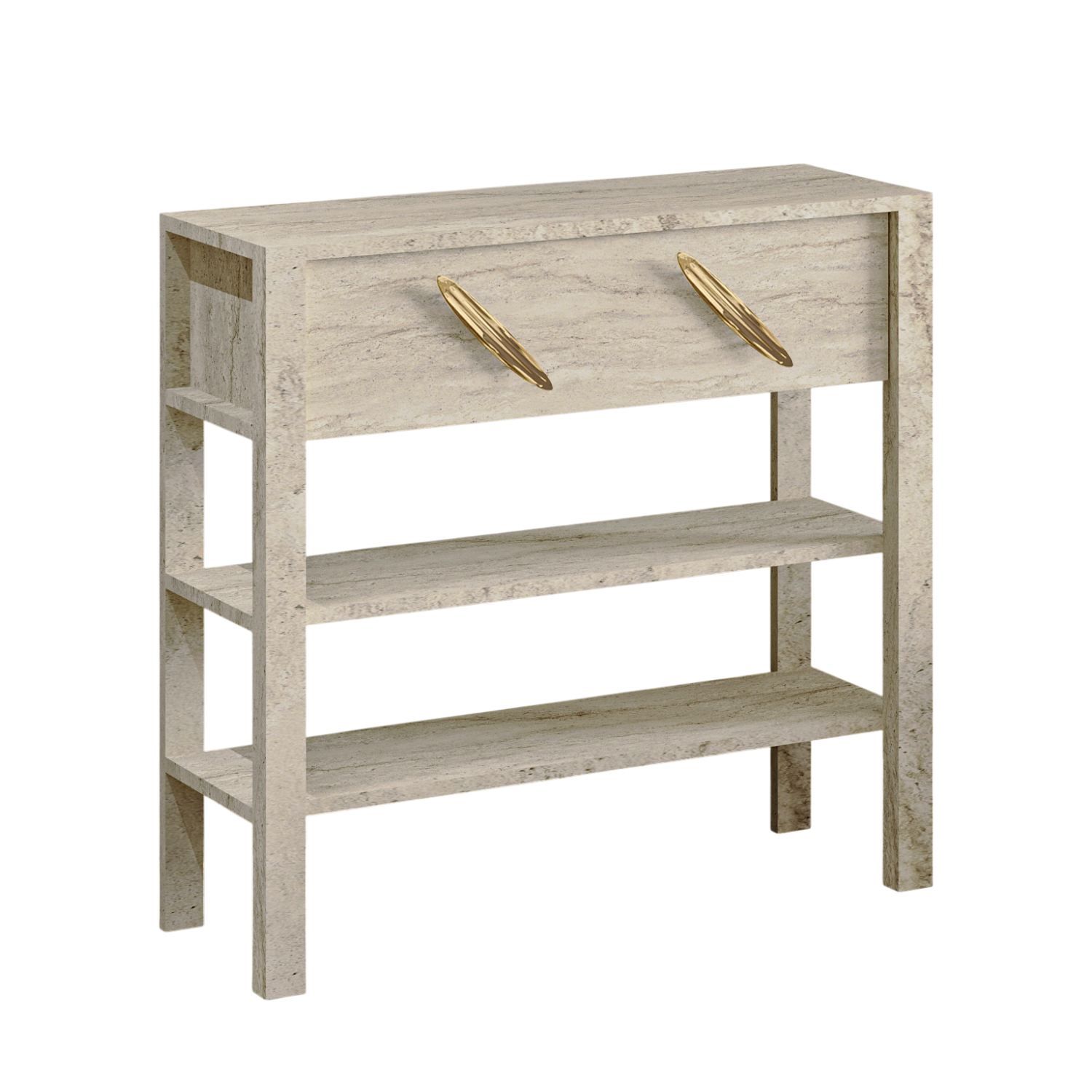 Relon Kommode 90x85x30 cm - Travertin