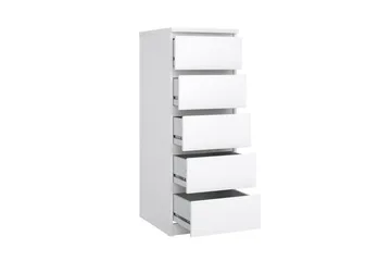 Salomns kommode 111,3 cm - Hvit høyglans - Oppbevaring - Oppbevaringsmøbler - Kommode
