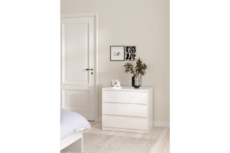 Salomns Kommode 77 cm - Hvit - Oppbevaring - Oppbevaringsmøbler - Kommode