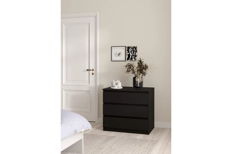 Salomns Kommode 77 cm - Svart - Oppbevaring - Oppbevaringsmøbler - Kommode - Entrekommode