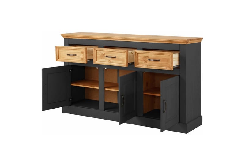 Selma Skjenk 145 cm - Grå - Oppbevaring - Oppbevaringsmøbler - Sideboard & skjenker