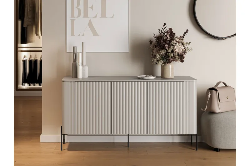 Sherie Skjenk 150x40 cm - Beige - Oppbevaring - Oppbevaringsmøbler - Sideboard & skjenker