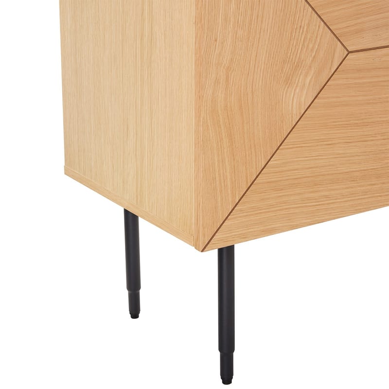 Sideboard HOME4YOU 106x40x76 cm - Beige - Oppbevaring - Oppbevaringsmøbler - Sideboard & skjenker