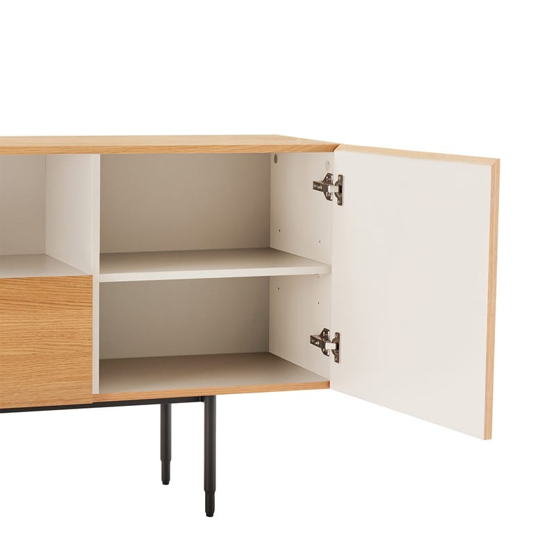 Sideboard HOME4YOU 180x40x76 cm - Beige - Oppbevaring - Oppbevaringsmøbler - Sideboard & skjenker