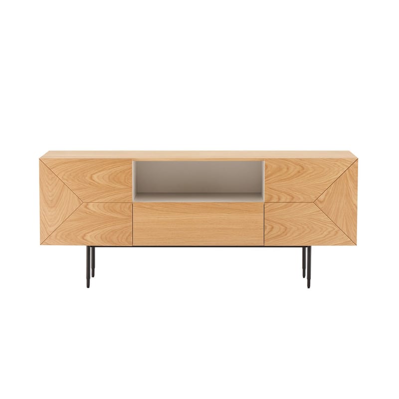 Sideboard HOME4YOU 180x40x76 cm - Beige - Oppbevaring - Oppbevaringsmøbler - Sideboard & skjenker