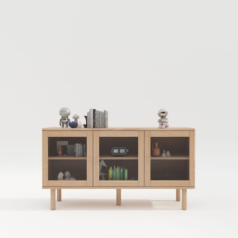 Sideboard HOME4YOU - eikefinish - Oppbevaring - Oppbevaringsmøbler - Sideboard & skjenker