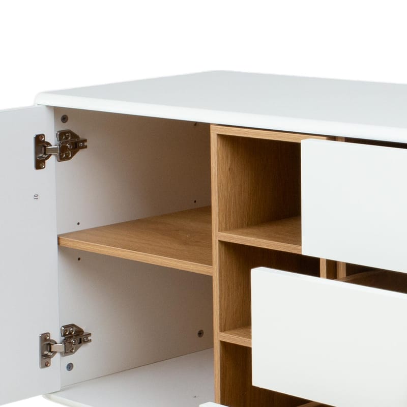 Sideboard HOME4YOU - Hvit - Oppbevaring - Oppbevaringsmøbler - Sideboard & skjenker