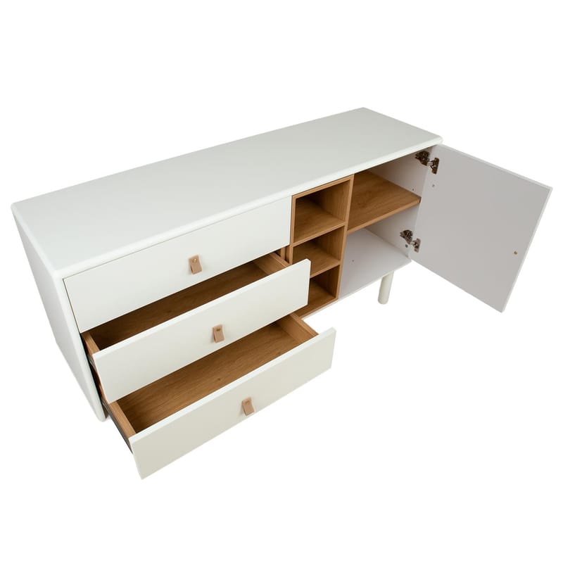 Sideboard HOME4YOU - Hvit - Oppbevaring - Oppbevaringsmøbler - Sideboard & skjenker