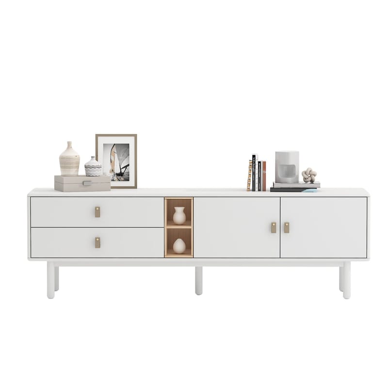 Sideboard HOME4YOU - Hvit - Oppbevaring - Oppbevaringsmøbler - Sideboard & skjenker