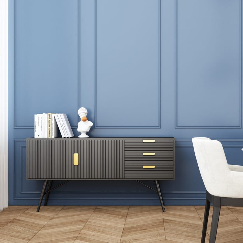 Sideboard HOME4YOU - Svart - Oppbevaring - Oppbevaringsmøbler - Sideboard & skjenker