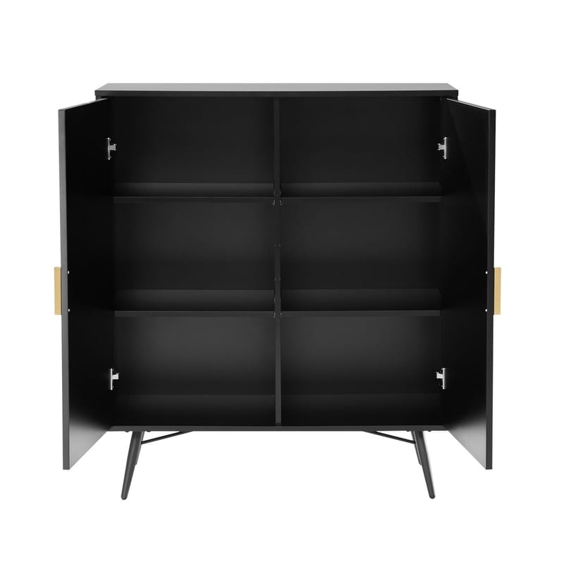 Sideboard HOME4YOU - Svart - Oppbevaring - Oppbevaringsmøbler - Sideboard & skjenker