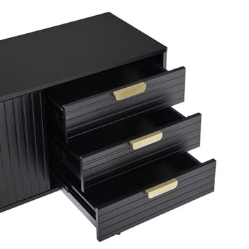 Sideboard HOME4YOU - Svart - Oppbevaring - Oppbevaringsmøbler - Sideboard & skjenker