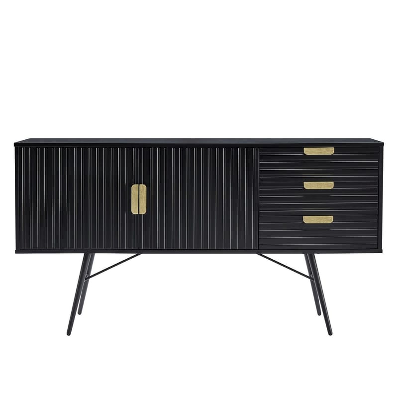 Sideboard HOME4YOU - Svart - Oppbevaring - Oppbevaringsmøbler - Sideboard & skjenker