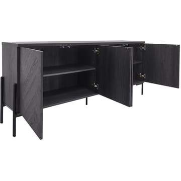 Sideboard Loft24 Grått fiskbensmönster/grå ek - Grå eik i fiskebeinsmønster / grå eik - Oppbevaring - Oppbevaringsmøbler - Sideboard & skjenker