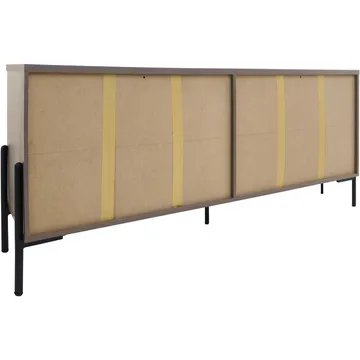 Sideboard Loft24 Naturfärgat fiskbensmönster/naturek - Naturfarget eik i fiskebeinsmønster / naturfarget eik - Oppbevaring - Oppbevaringsmøbler - Sideboard & skjenker