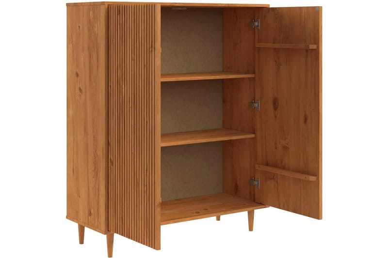 Sideboard og skjenk Loft24 Jerzy Skjenk 99 cm Brun - Oppbevaring - Oppbevaringsmøbler - Sideboard & skjenker