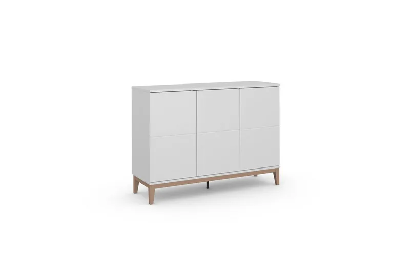 Sideboard og skjenk Loft24 Skjenk Pelle 120x41x85 cm, hvit/Wotan eik Vit, undefined