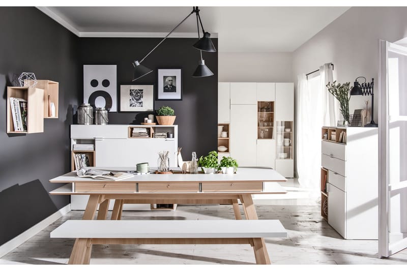 4YOU Skjenk Hvit - VOX - Oppbevaring - Oppbevaringsmøbler - Sideboard & skjenker