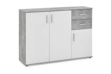 Albi Skjenk 121 cm - Grå/Hvit - Oppbevaring - Oppbevaringsmøbler - Sideboard & skjenker