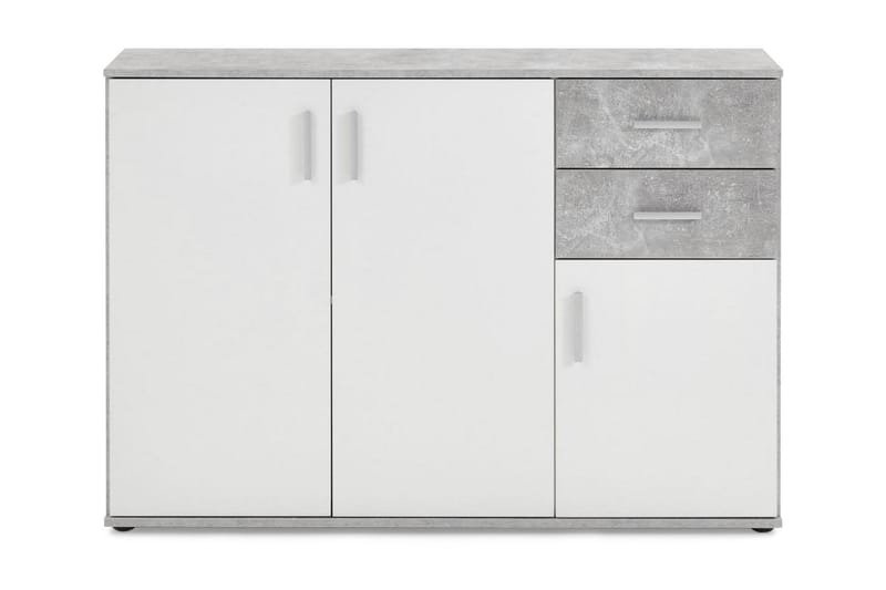 Albi Skjenk 121 cm - Grå/Hvit - Oppbevaring - Oppbevaringsmøbler - Sideboard & skjenker