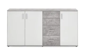 Albi Skjenk 160 cm - Grå/Hvit - Oppbevaring - Oppbevaringsmøbler - Sideboard & skjenker