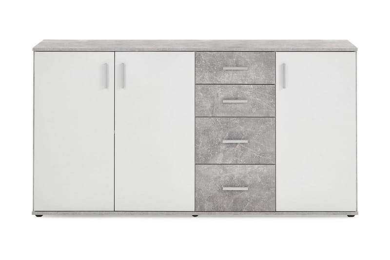 Albi Skjenk 160 cm - Grå/Hvit - Oppbevaring - Oppbevaringsmøbler - Sideboard & skjenker