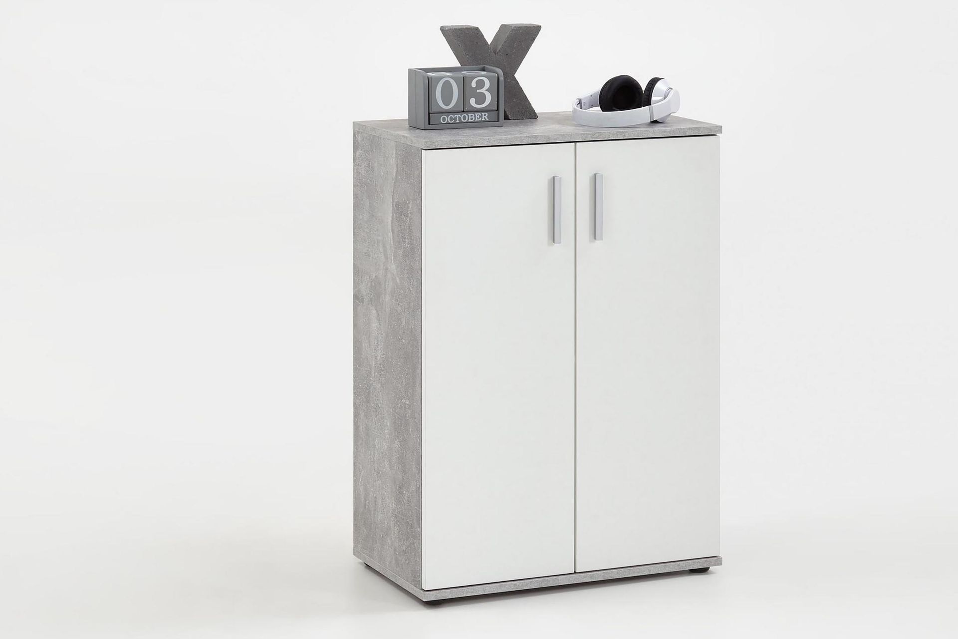 Albi Skjenk 60 cm - Grå/Hvit - Oppbevaring - Oppbevaringsmøbler - Sideboard & skjenker