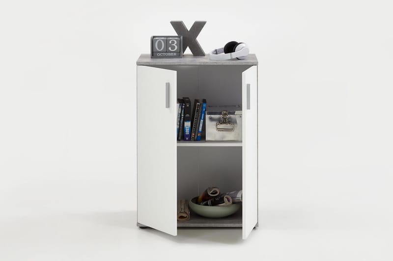Albi Skjenk 60 cm - Grå/Hvit - Oppbevaring - Oppbevaringsmøbler - Sideboard & skjenker