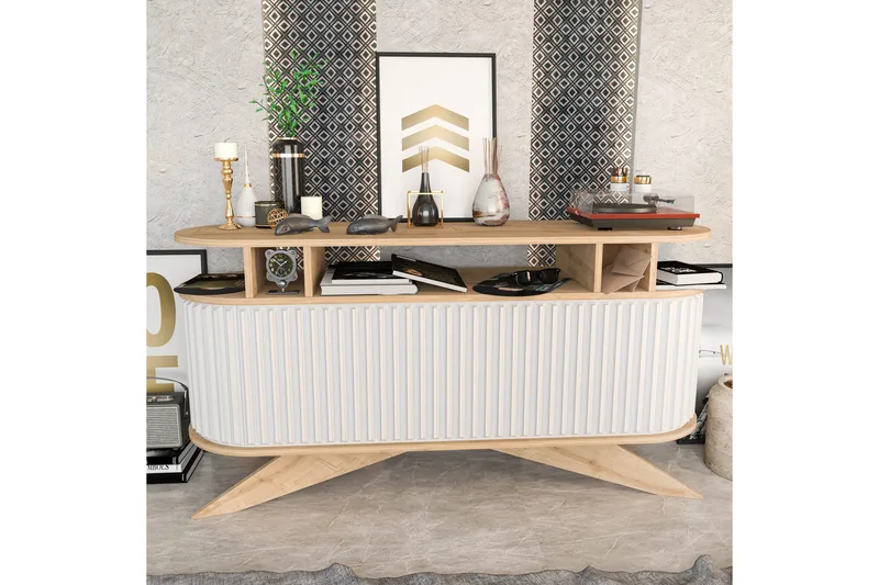Andifli Sideboard 43x75x150 cm - Eik - Oppbevaring - Oppbevaringsmøbler - Sideboard & skjenker
