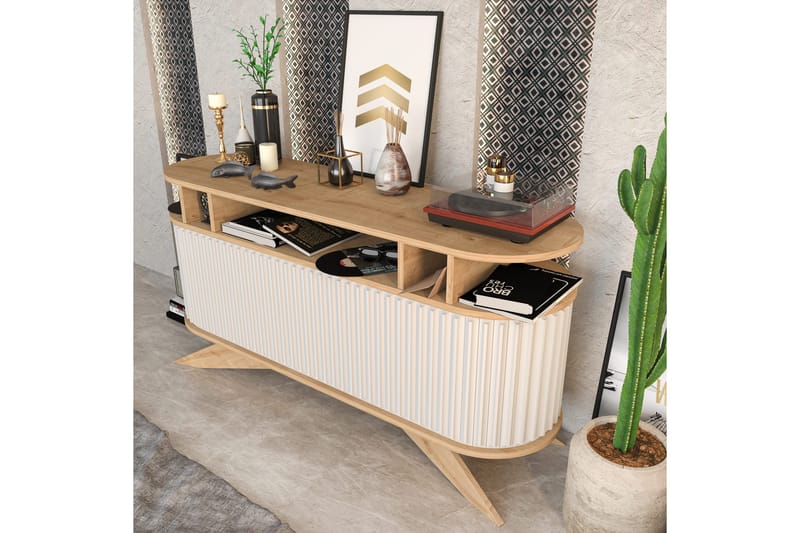 Andifli Sideboard 43x75x150 cm - Eik - Oppbevaring - Oppbevaringsmøbler - Sideboard & skjenker