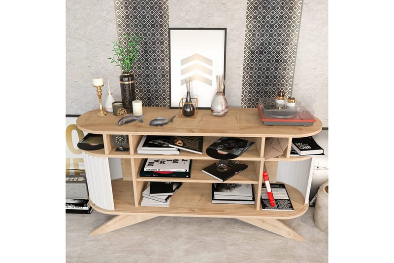 Andifli Sideboard 43x75x150 cm - Eik - Oppbevaring - Oppbevaringsmøbler - Sideboard & skjenker