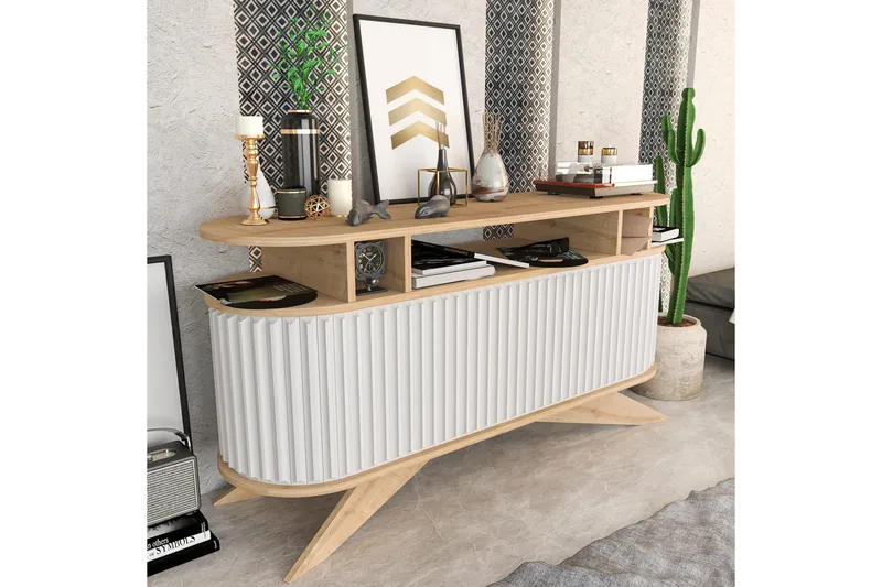 Andifli Sideboard 43x75x150 cm - Eik - Oppbevaring - Oppbevaringsmøbler - Sideboard & skjenker