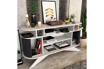 Andifli Sideboard 43x75x150 cm - Hvit - Oppbevaring - Oppbevaringsmøbler - Sideboard & skjenker