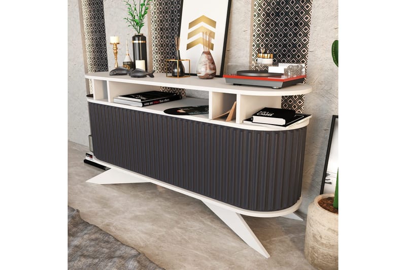 Andifli Sideboard 43x75x150 cm - Hvit - Oppbevaring - Oppbevaringsmøbler - Sideboard & skjenker