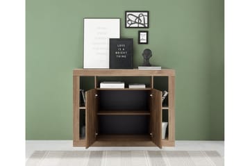 Asfordby Sideboard 42x134x102 cm - Brun - Oppbevaring - Oppbevaringsmøbler - Sideboard & skjenker