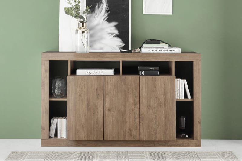 Asfordby Sideboard 42x172x102 cm - Brun - Oppbevaring - Oppbevaringsmøbler - Sideboard & skjenker