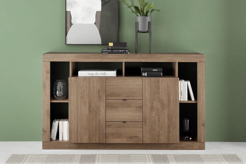 Asfordby Sideboard 42x172x102 cm - Brun - Oppbevaring - Oppbevaringsmøbler - Sideboard & skjenker