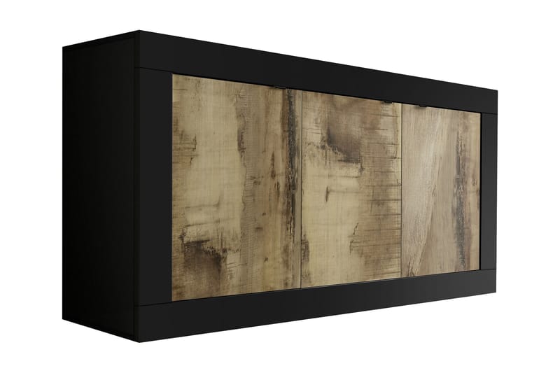 Basic Sideboard 43x160 cm Natur/Svart - LC SPA - Sideboard & skjenker