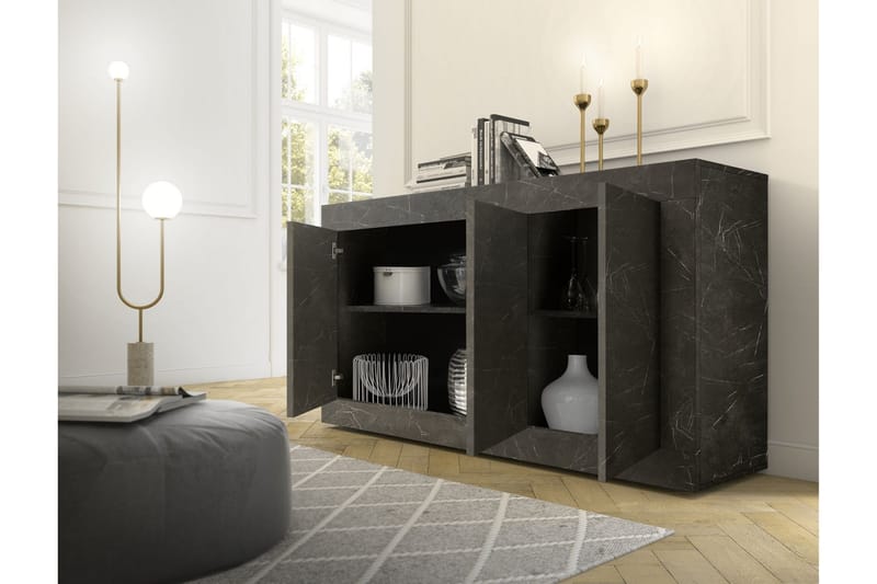 Basic Sideboard 43x160 cm Svart - Lc Spa - Oppbevaring - Oppbevaringsmøbler - Sideboard & skjenker