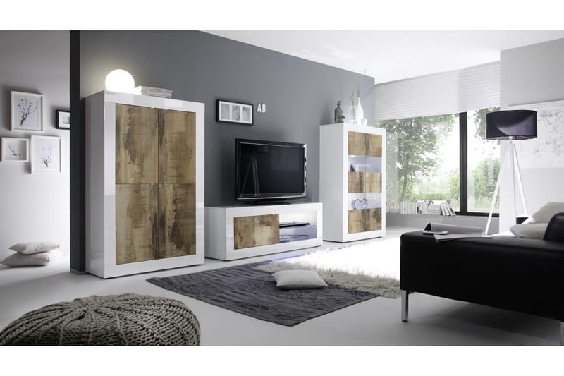 Basic Skjenk 102x43 cm - Hvit Highlighter - Oppbevaring - Oppbevaringsmøbler - Sideboard & skjenker