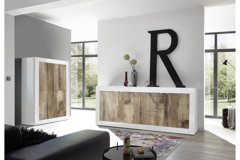 Basic Skjenk 102x43 cm - Hvit Highlighter - Oppbevaring - Oppbevaringsmøbler - Sideboard & skjenker