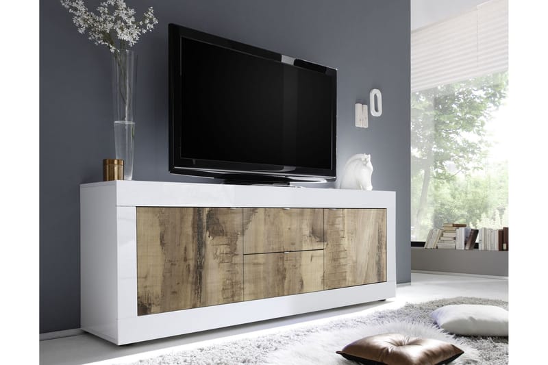 Basic Skjenk 210x43 cm - Hvit Highlighter - Oppbevaring - Oppbevaringsmøbler - Sideboard & skjenker