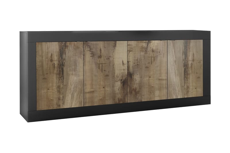 Basic skjenk 43x207 cm Natur / Svart - LC SPA - Oppbevaring - Oppbevaringsmøbler - Sideboard & skjenker