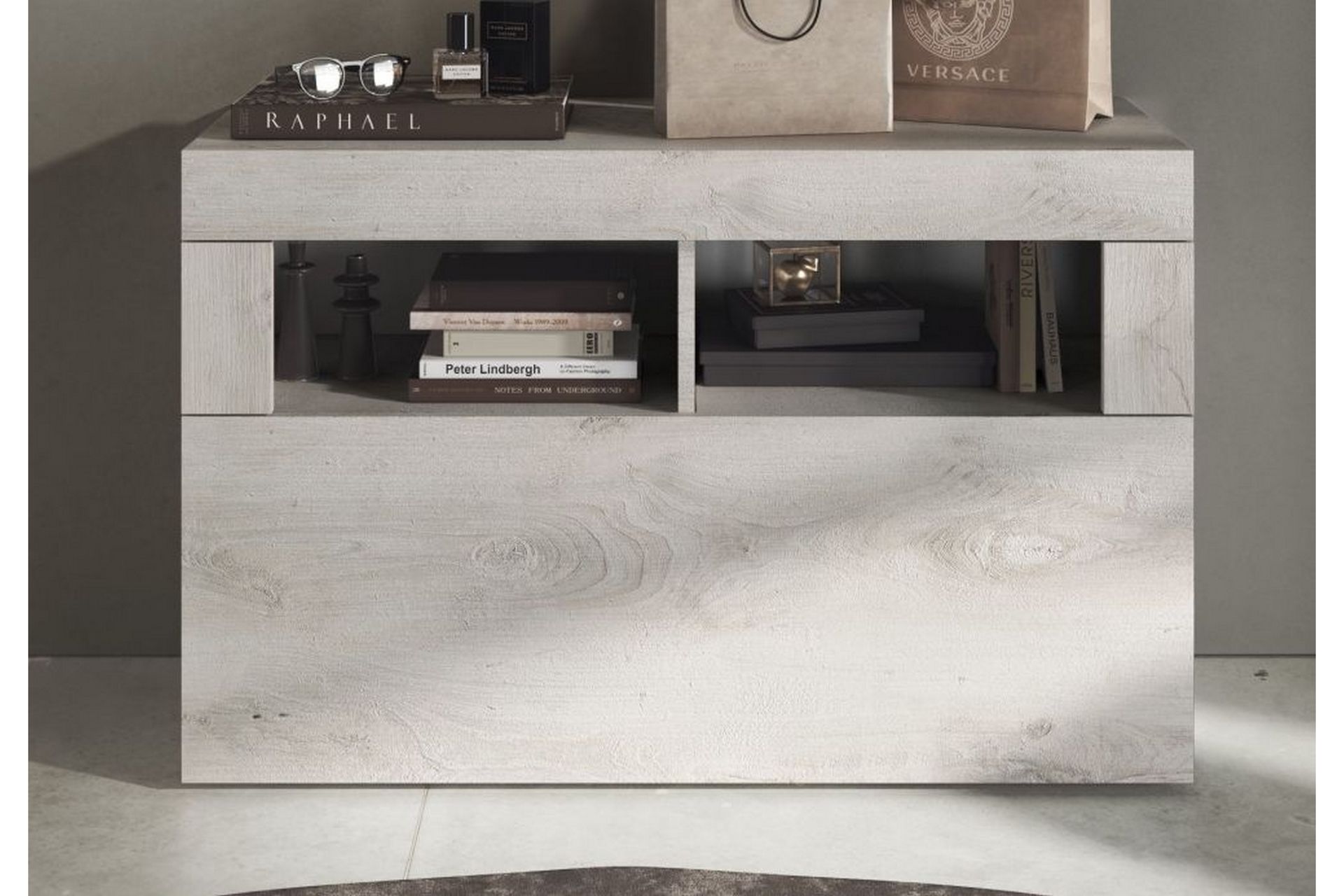 Basic Skjenk 91x35 cm - Hvit - Oppbevaring - Oppbevaringsmøbler - Sideboard & skjenker