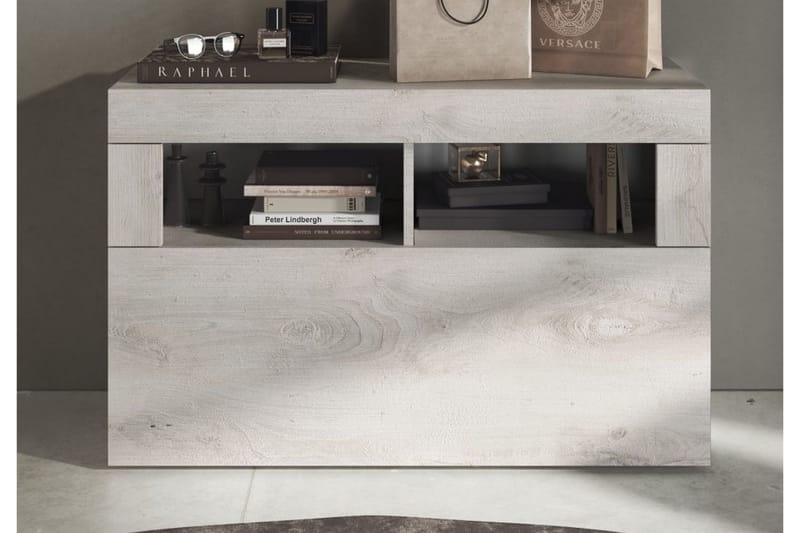 Basic Skjenk 91x35 cm - Hvit - Oppbevaring - Oppbevaringsmøbler - Sideboard & skjenker