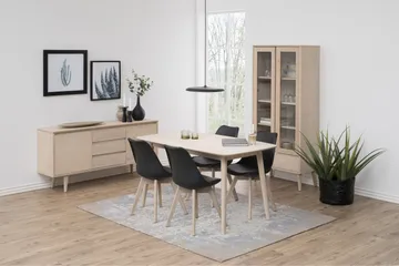 Bellor Skjenk 150 cm - Hvitpigmentert - Oppbevaring - Oppbevaringsmøbler - Sideboard & skjenker
